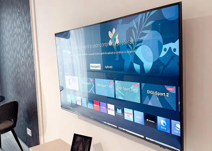 Sky Escape - Private Parking, Kingsize Bed & Apartman *