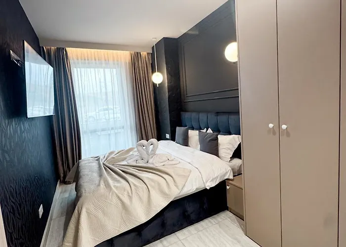 Lägenhet Sky Escape - Private Parking, Kingsize Bed &